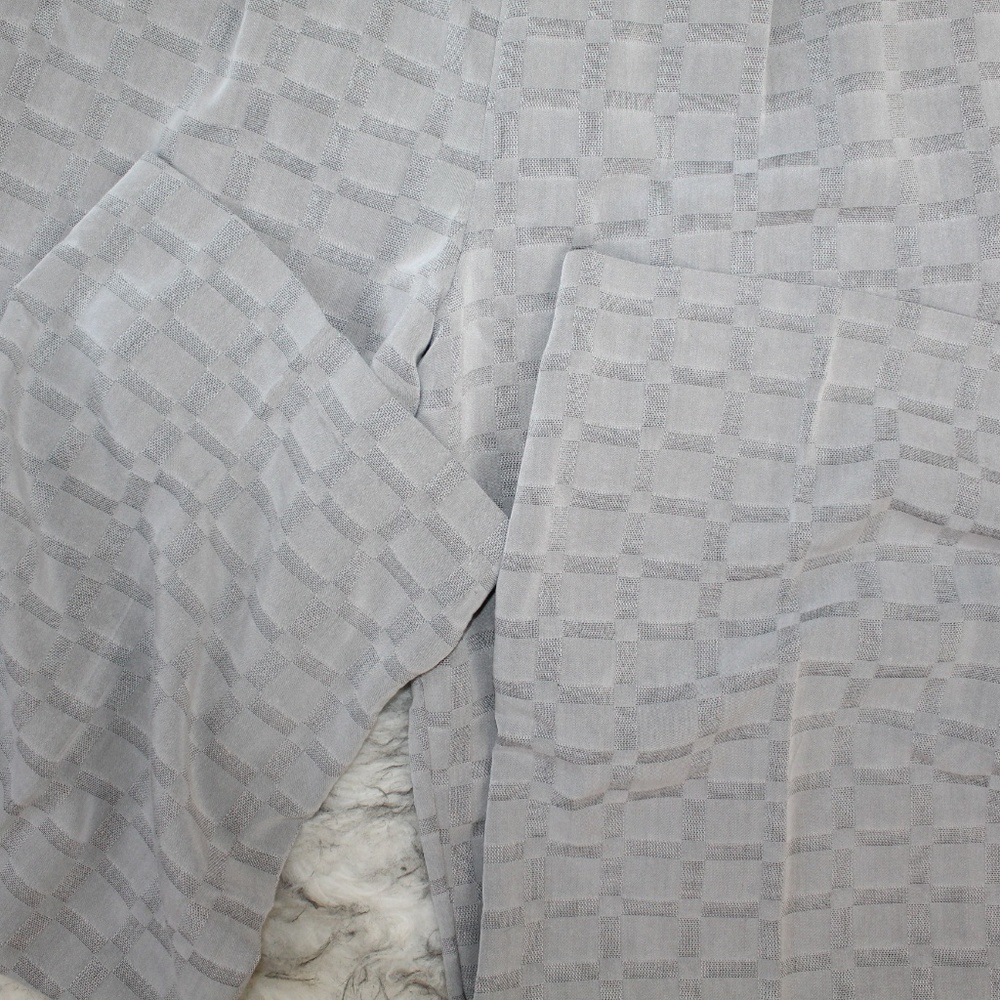 SOLDVintage Bruce Wayne Silver Gray Pant & Top Set - Picture 7 of 8